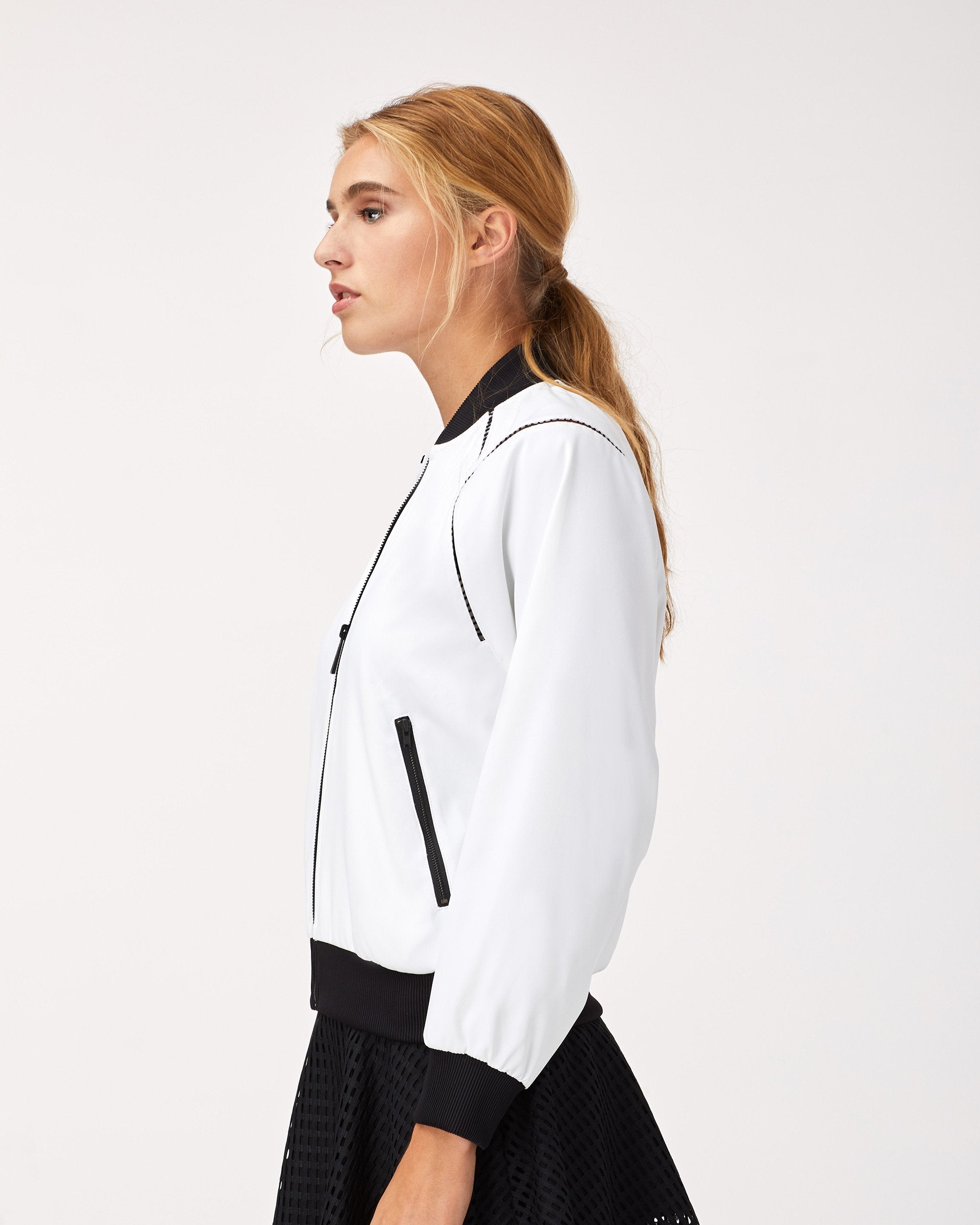 1-Love Tennis Jacket - White/Black