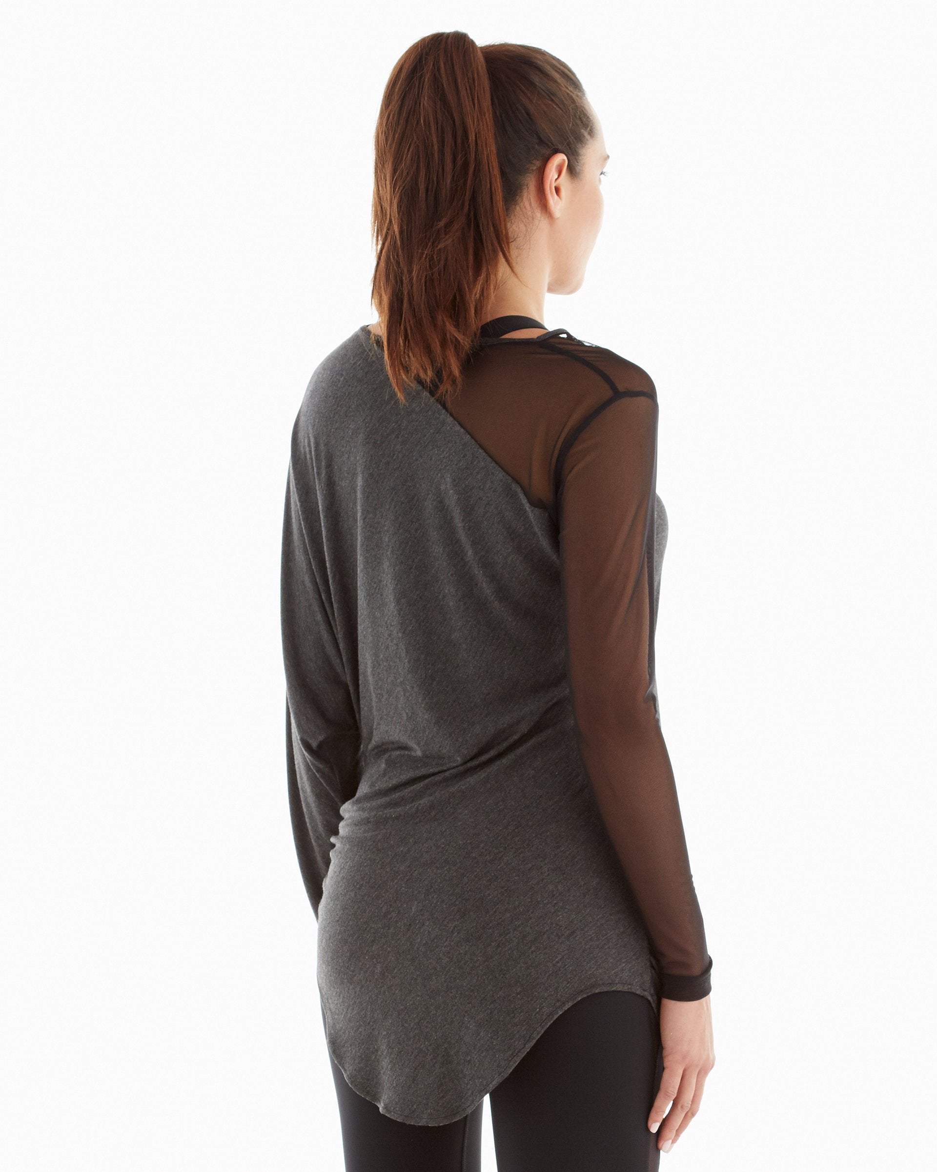 Athena Top - Charcoal Grey