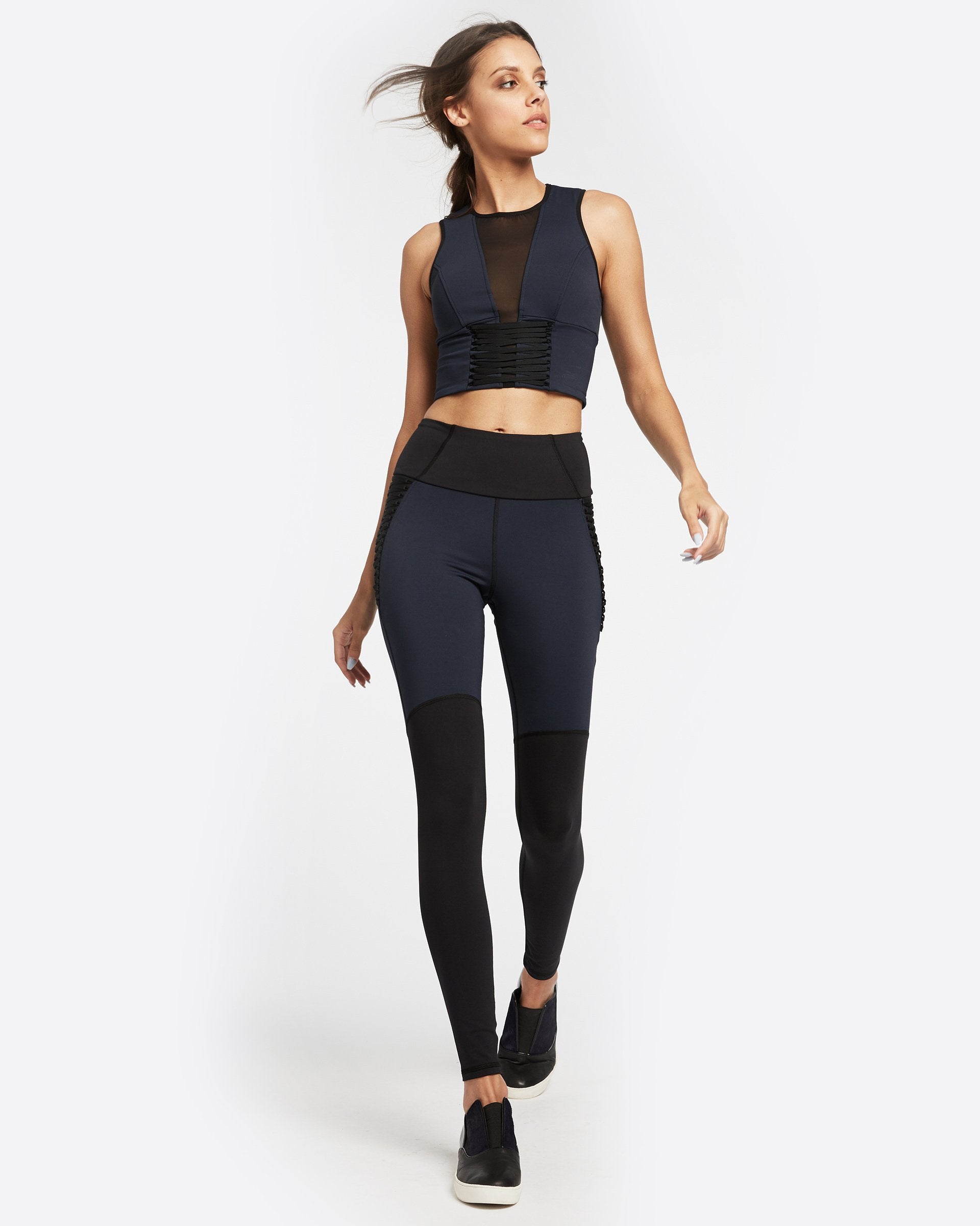 Alchemy High Waisted Legging - Deep Sea Navy